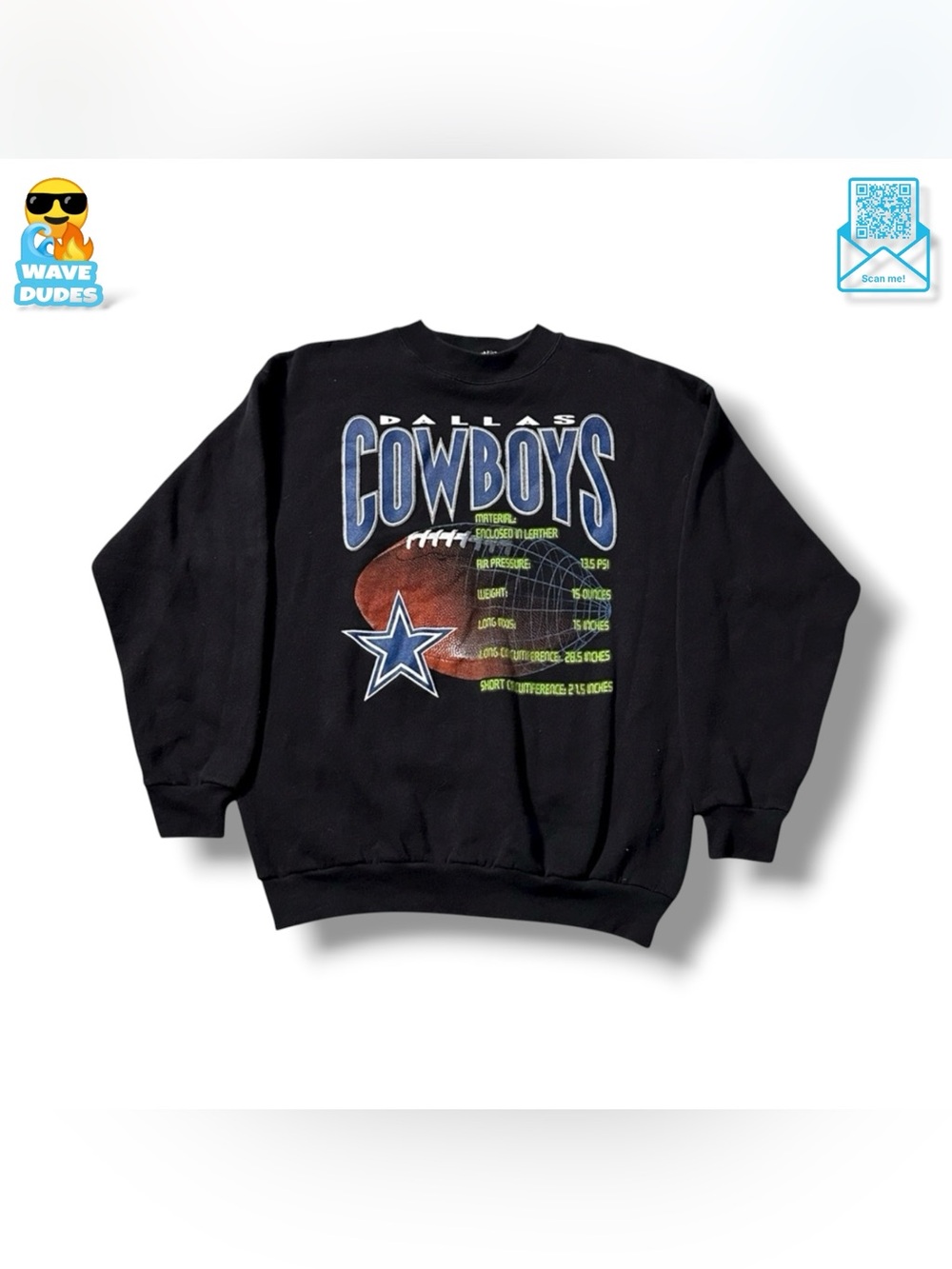 Men’s Logo 7 Dallas Cowboys Crewneck Sweatshirt